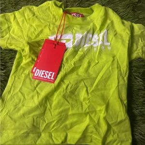 Diesel Kids Neon Green Tee